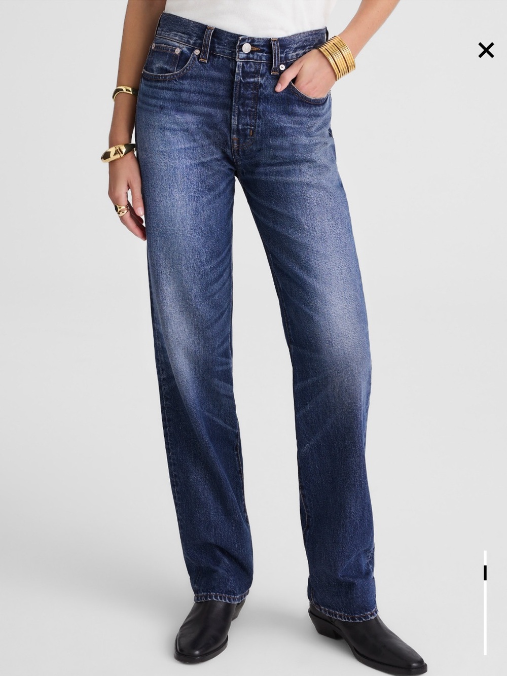Madewell The Dakota Longline Straight